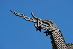 Dragonhead of medieval Norwegian Stave Church